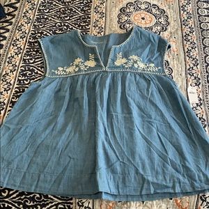 Gap denim sleeveless top.